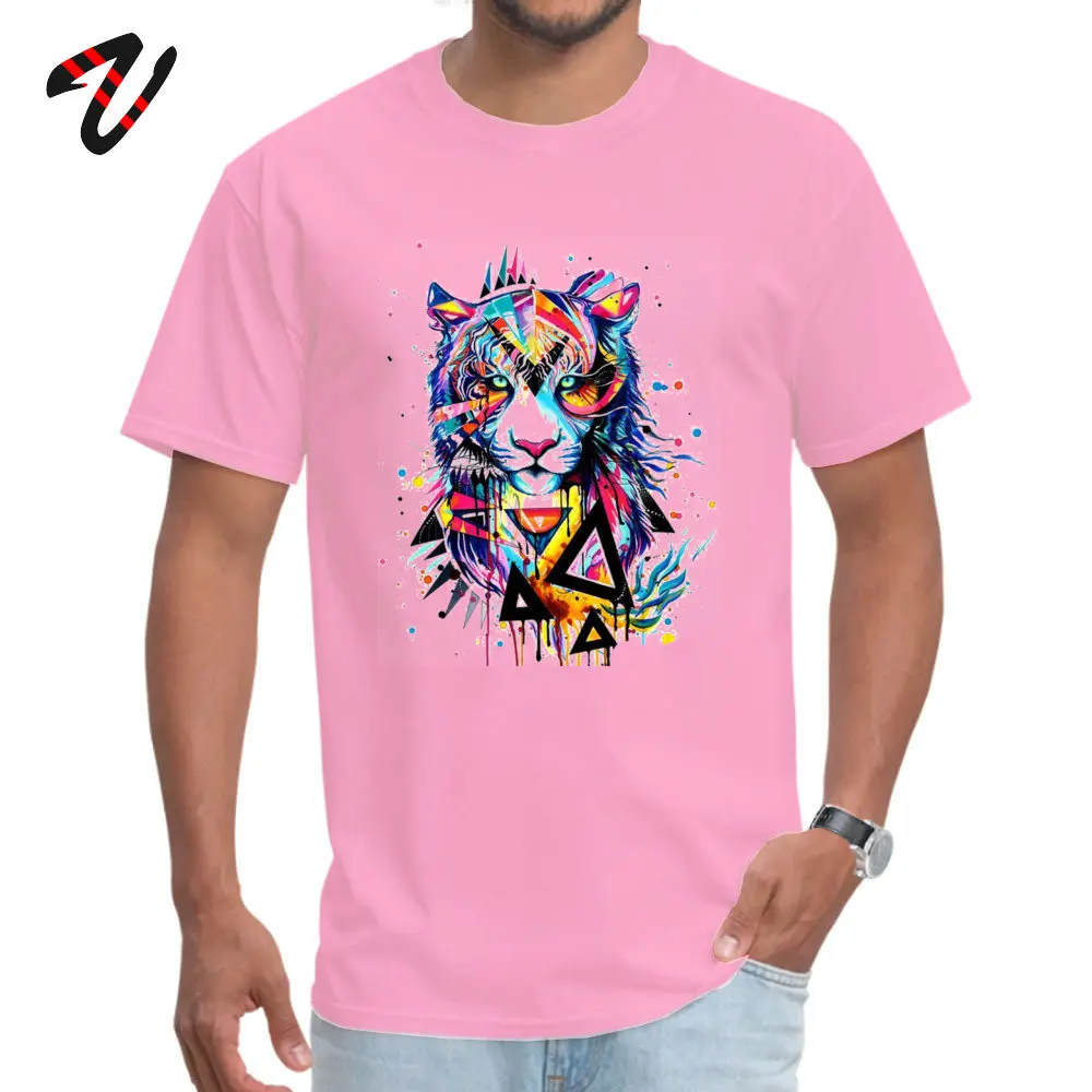 Футболка Swag мужская с принтом лес король тигр уличная одежда из хлопчатобумажной