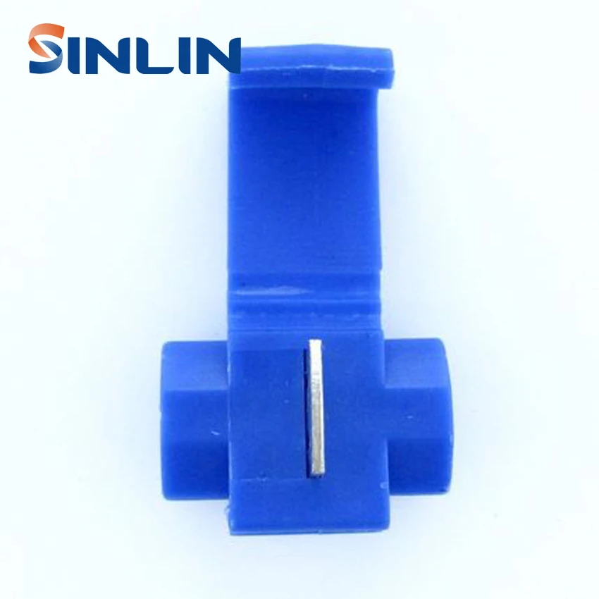 IMC 1000pcs 802P3 Blue Scotch Lock Quick Splice Wire Connector 18-14AWG Hard Soft 0.75-2.5mm^2 Crimp Terminal | Обустройство дома