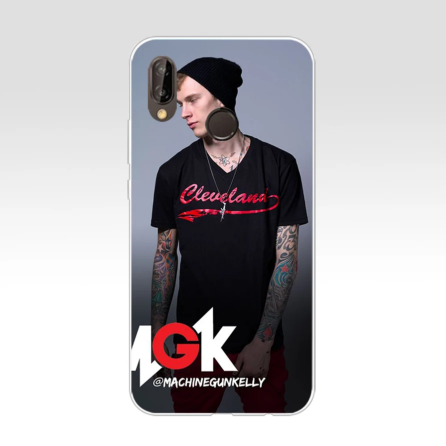 Мягкий силиконовый чехол из ТПУ для huawei Nova 3 3i p smart 122H Mgk Machine Gun Kelly со шнуровкой|Бамперы| |