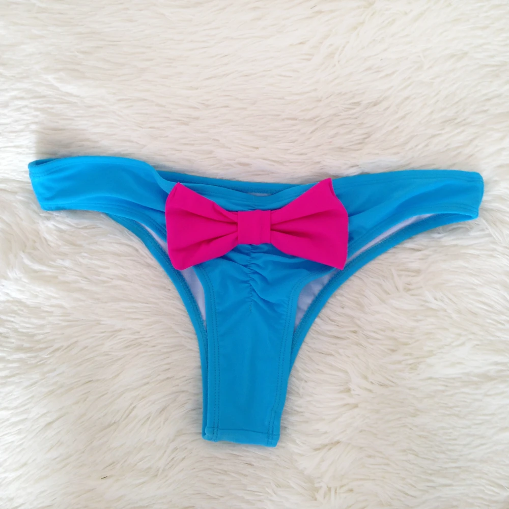 Женский купальник TOKITIND бикини с бантиком на дно 2017 | Женская одежда