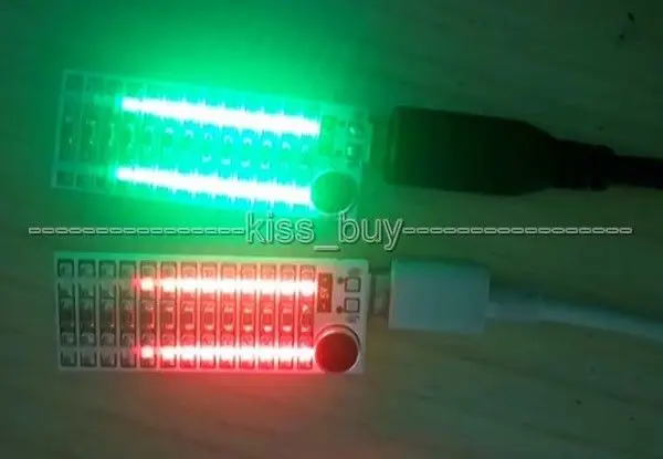USB 2*13 Музыка Аудио спектр света Голосовое управление чувствительность