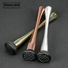 Профессиональная посуда для бармена, коктейльные палочки из нержавеющей стали, для вина, мелких фруктов на колесиках, инструменты для бара, коктейльный шейкер