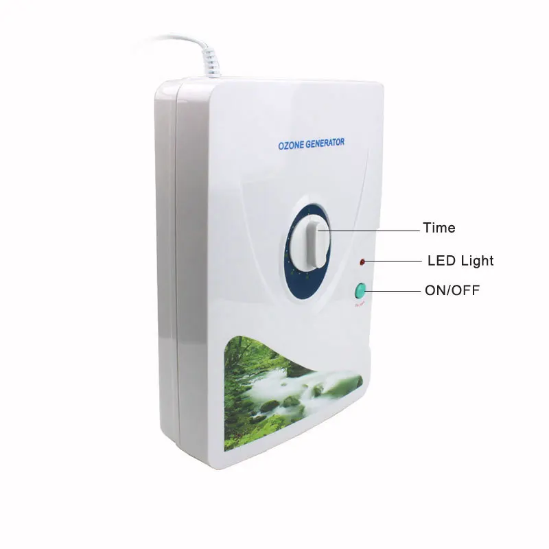 

1pc Ozone Generator 600mg Air Purifier Ozonizer Ozono Portable Oxygen Concentrator Water Purifying Sterilizing Tattoo Salon Home
