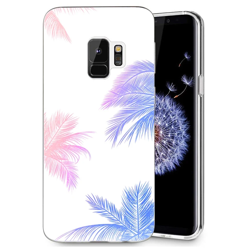 TPU чехол для Samsung Galaxy S7 edge S9 Plus A3 A5 2016 2017 prime J1 J2 J3 J5 J7 цветной мягкий задней панели