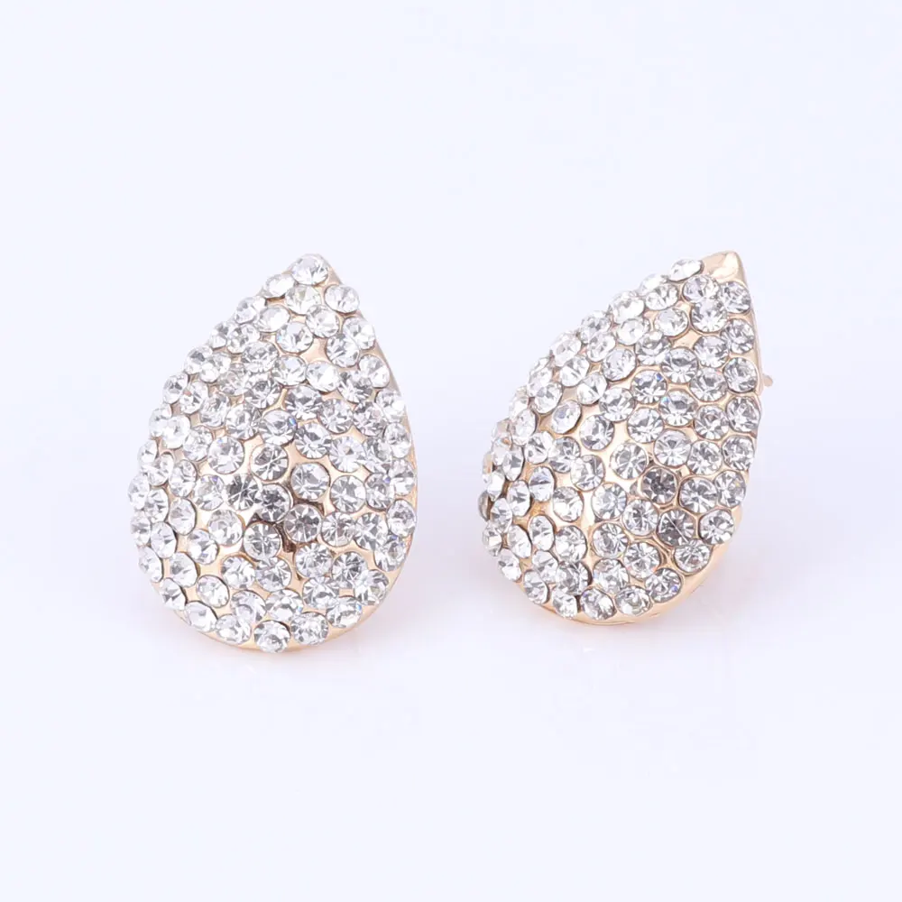 Золотой Цвет капли воды кулон ювелирные изделия Кристалл Мода Дубай костюм