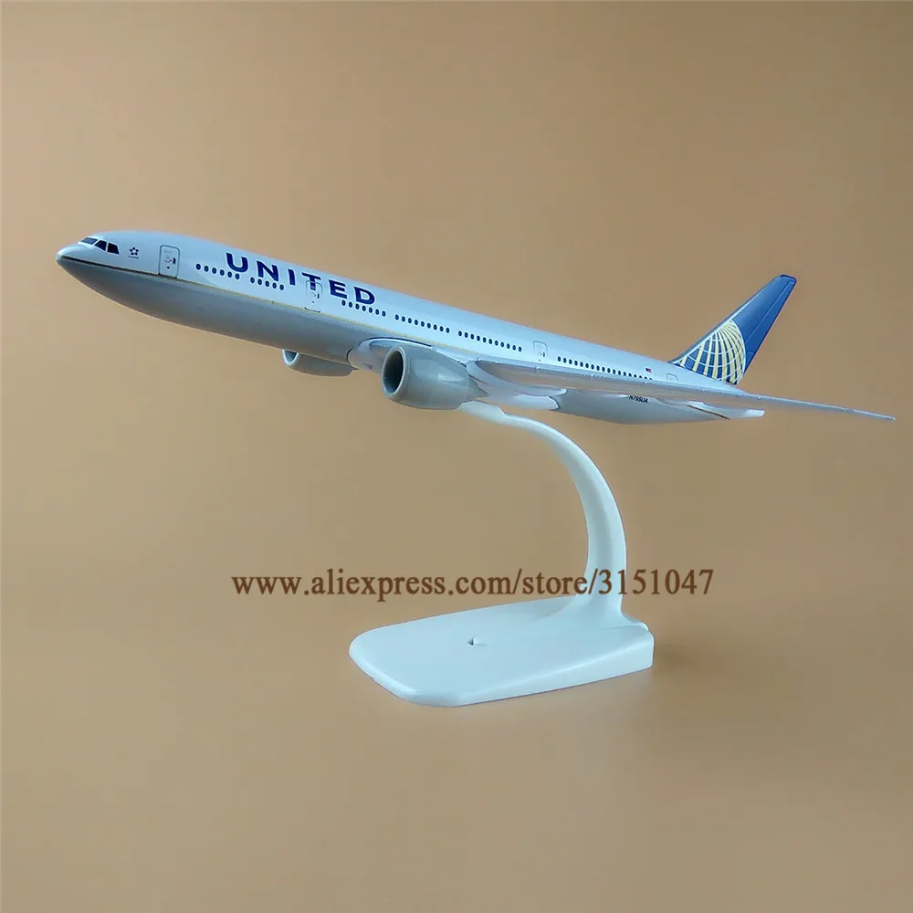 Сплав металла воздушный Американский Соединенные B777 Airlines модель самолета UNITED Boeing 777 Airways самолета Модель самолета подарки для детей 20 см