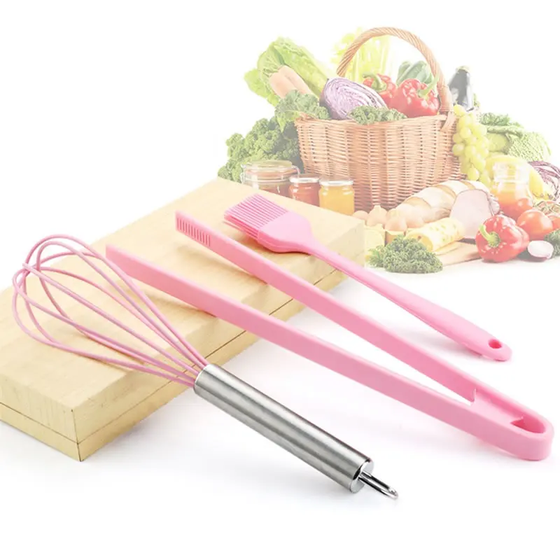 Набор силиконовых инструментов для приготовления пищи OBRKING 6 шт. кисточка