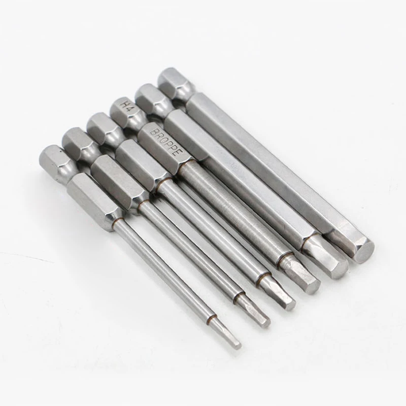 6 шт./партия 1/4 &quot75 мм 2-6 фотомагнитная электрическая дрель из материала S2