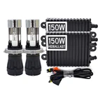 SKYJOYCE Автомобильные фары высокой мощности 150 Вт H4 Биксеноновые HID Комплект 4300K 5000K 6000K H4 Биксеноновые лампы высокойнизкой мощности 12 В 150 Вт комплект HID балласта