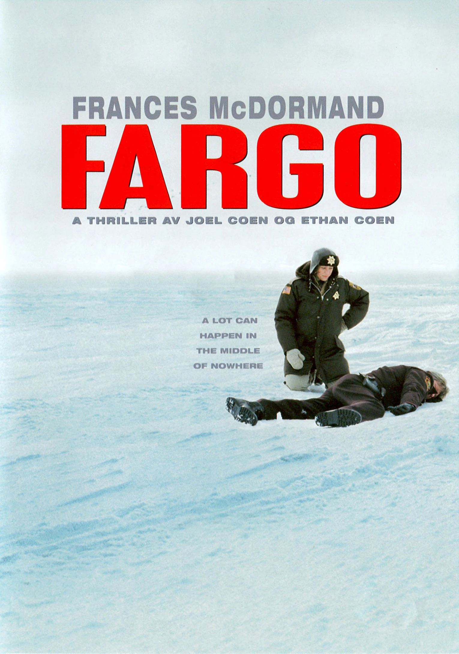 Минимализм Fargo 1996 американская кинопленка красивый ретро ВИНТАЖНЫЙ ПЛАКАТ холст