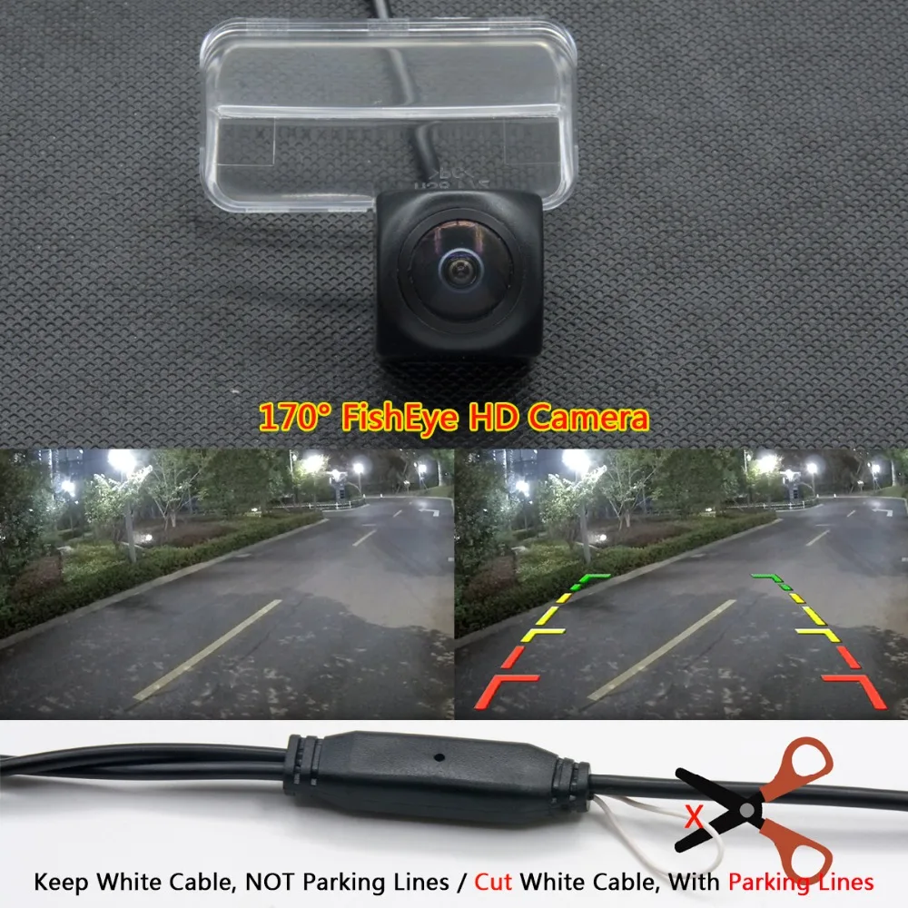 175 градусов MCCD рыбий глаз 12LED HD камера заднего вида для Toyota Camry Verso EZ 2012 Yaris Corolla Vios peugeot 206 207 307 407