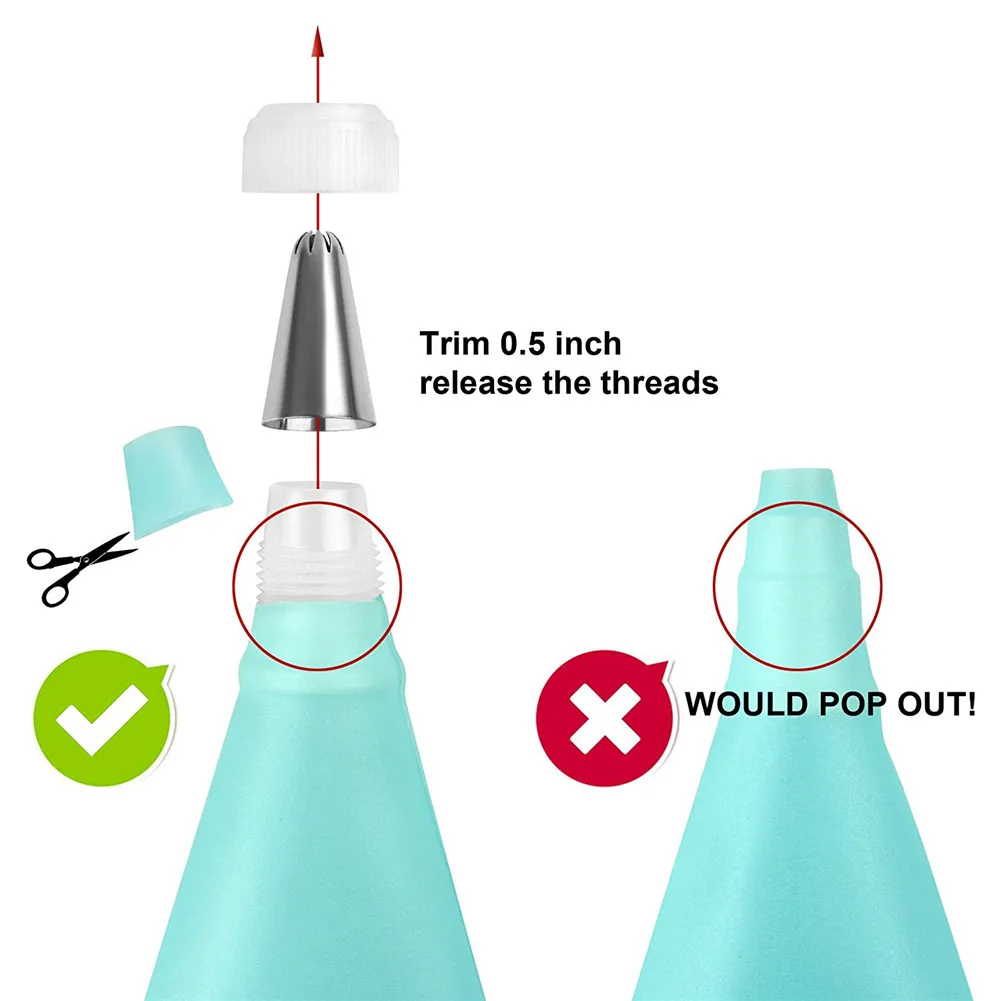 26 шт./компл. русские Кондитерские насадки для глазировки силиконовый