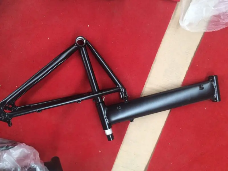 Складная велосипедная рама колеса 2", 18" велосипедная Рама-высококачественная складная рама+ 34 мм гарнитура