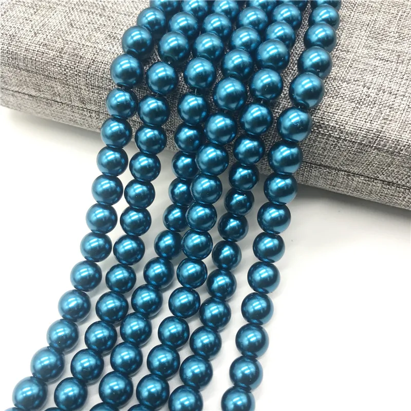 

Wholesale 6/8/10mm color round glass beads, Bracelet Necklace Charm Jewelry DIY production #03
