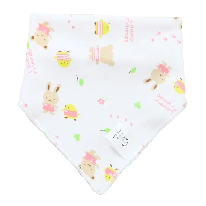 2 шт./компл. новорожденных чистого хлопка треугольник нагрудники Дети слюны