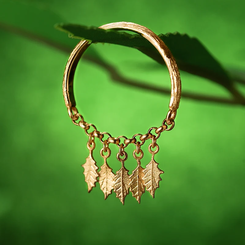 Lotus Fun Moment Real 925 Sterling Silver Natural Handmade Designer Original Fine Jewelry Holly Leaves Rings for Women Bijoux | Украшения и