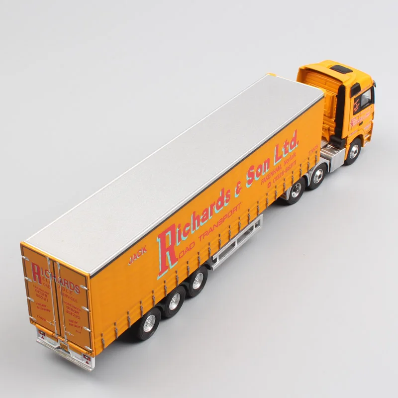 1: 76 масштабный бренд corgi Actros контейнер сверхмощный грузовой автомобиль с прицепом Richards& Son Ltd haulage металлическая литая модель автомобиля игрушки