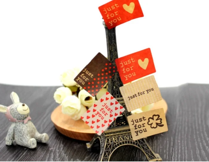 festival supplies 13pc/set sealing sticker for candy cookie box bag chocolate paper gift Party favor DIY square just you Wh | Дом и сад