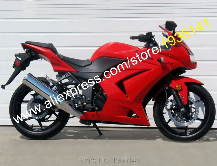 Хит продаж для Kawasaki Ninja ZX 250R 2008 2009 2010 2011 2012 EX250 08 09 10 11 12 красный обтекатель кузова