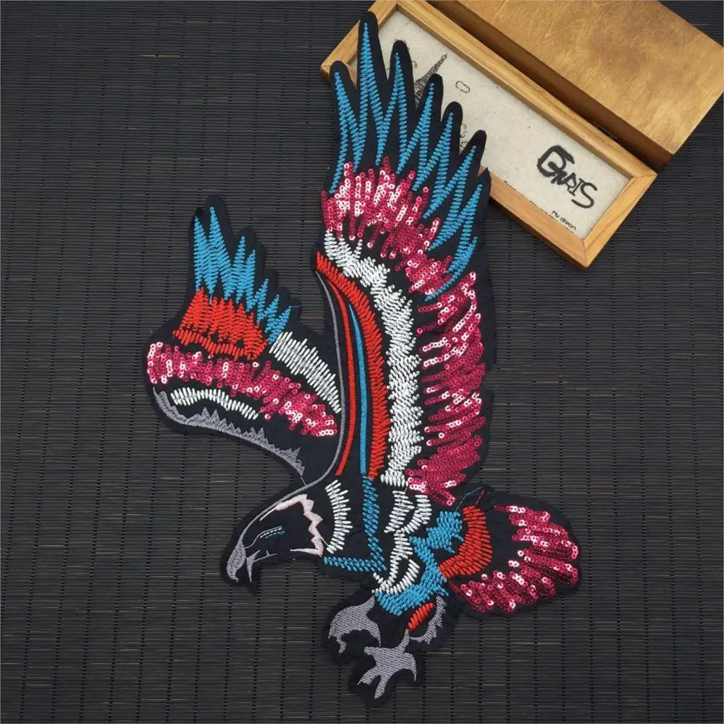 

Sequins wings eagle cloth lace embroidery patch patch paste / DIY accessories
