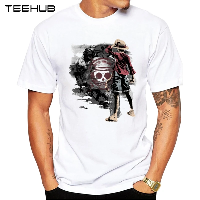 2019 Мужская модная футболка TEEHUB с коротким рукавом и принтом соломенных шляп для