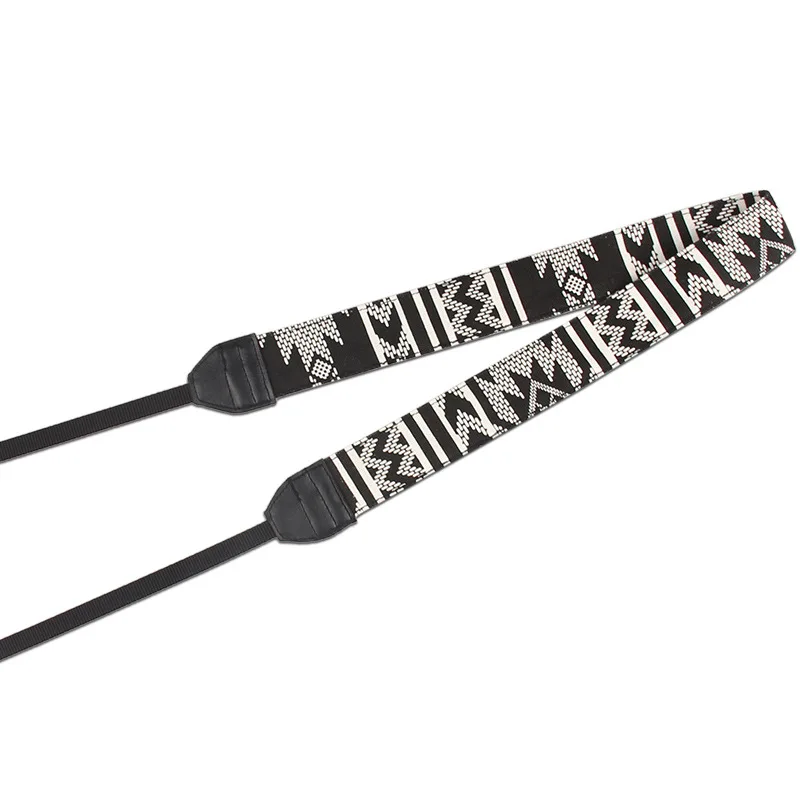 

black and white geometric styleUniversal camera shoulder strap SLR camera strap micro single hanging neck shoulder strap lanyard