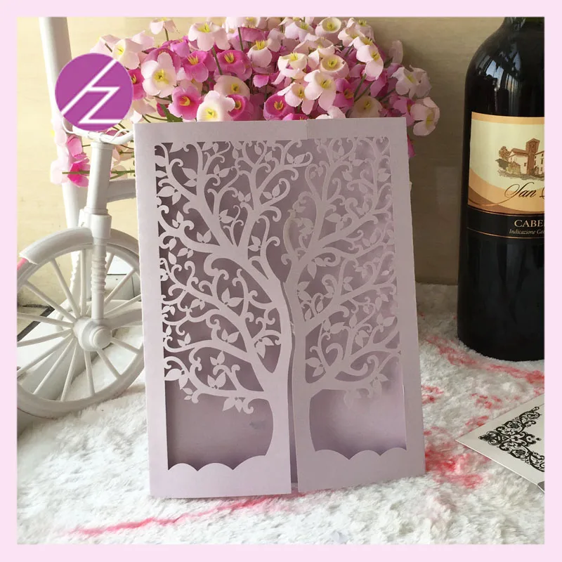 12 шт./лот бесплатный образец приглашение на свадьбу 250 г/кв. М темно-синяя