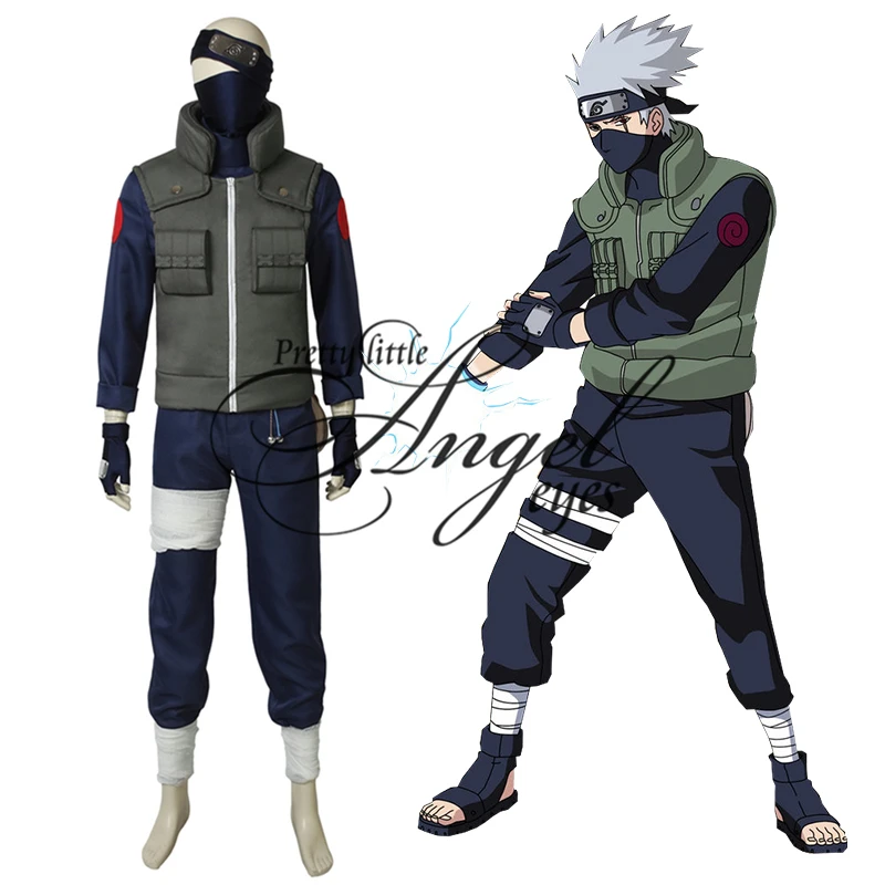 

Аниме Костюмы производства компании "Kakashi" Косплэй Хэллоуин вечерние ниндзя полный комплект