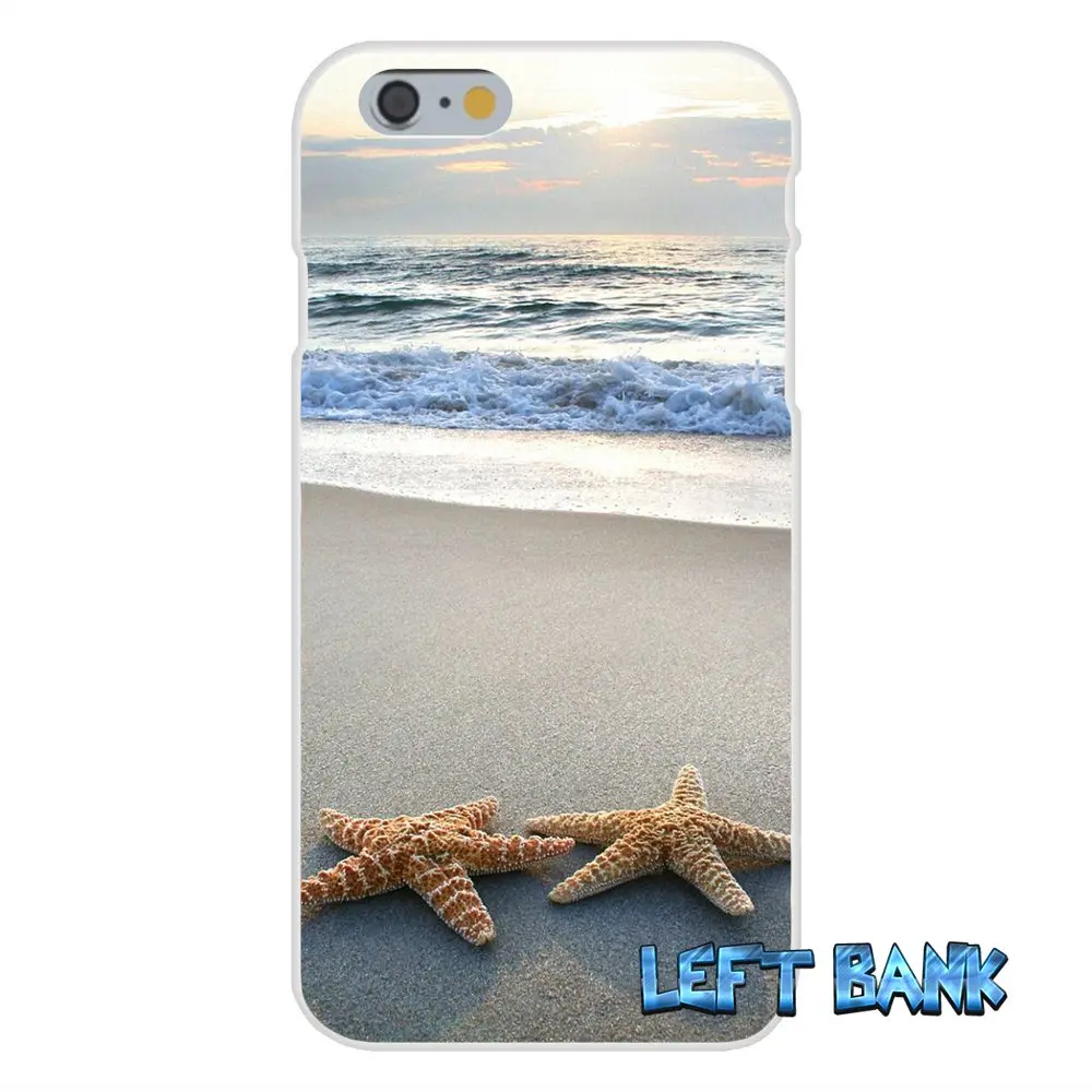 Мягкий силиконовый прозрачный чехол из ТПУ для iPhone 4 4S 5 5S 5C SE 6 6S 7 Plus Sunset on sea Palm Tree |