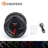  CNSPEED 7 Colors 12V 52mm Auto Air Fuel Ratio Gauge Universal Air Fuel Ratio Meter With  Led Light