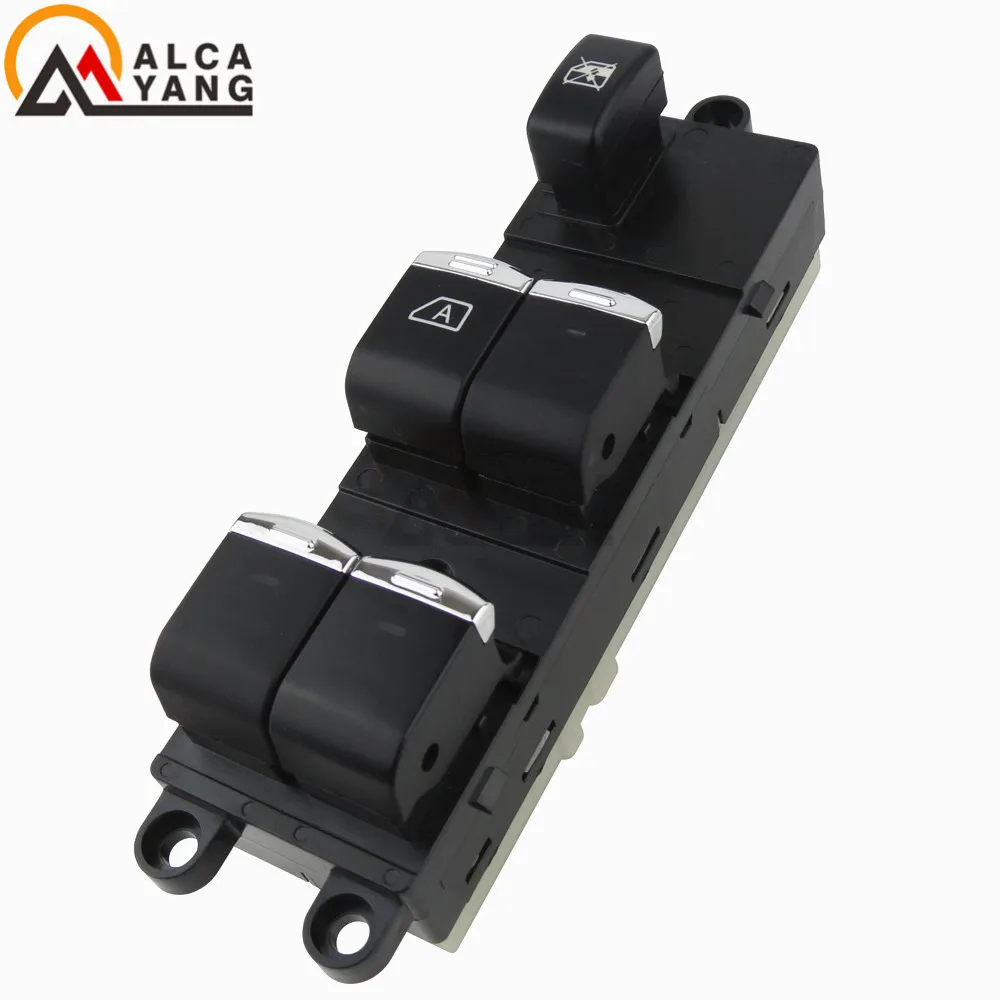 25401-JD001 хромированный переключатель стеклоподъемника для Nissan Navara D40 2004- для Qashqai J10 2,0 dCi 4WD