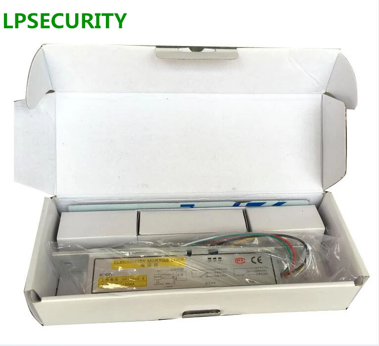 LPSECURITY Незащищенный 12В Deadbolt Электрический заглушка узкий дверной замок системы