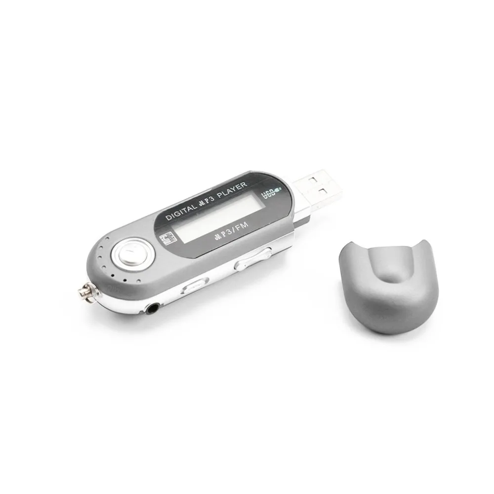 Портативный мини USB флэш MP3 плеер с ЖК-экраном Поддержка флэш 32 Гб TF слот для карт цифровой mp3 музыкальный плеер fm-радио+ наушники