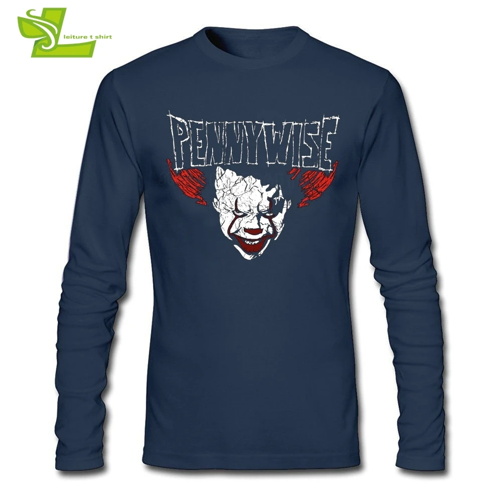 Мужская футболка Pennywise популярная Обычная Удобная для мальчиков с длинным