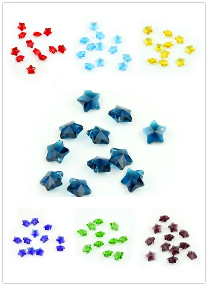 50 шт. хрустальные бусины в форме звезды 14 мм | Лампы и освещение