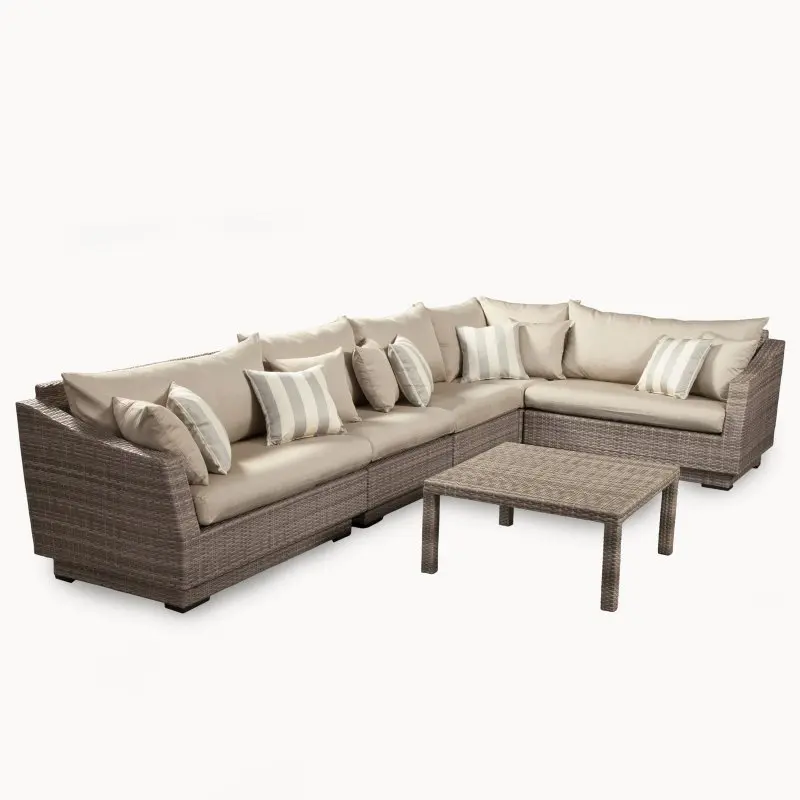 Современный угловой диван поли ротанговая уличная мебель распродажа|rattan outdoor