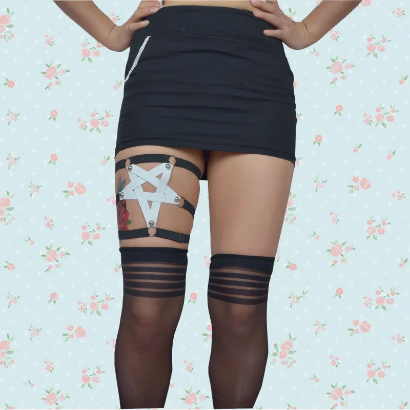 1 шт. Женское боди портупея в стиле Харадзюку|stockings suspender belt|leg garterstocking |