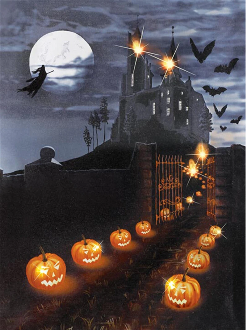 СВЕТОДИОДНАЯ Гирлянда в виде тыквы 2 6 м 16 держателей ламп | Лампы и освещение