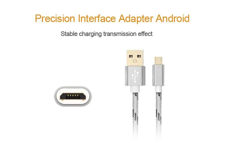 Прочный Плетеный тканевый кабель Micro USB 2A 0,25 см 1 м 2 м 3 м Быстрая зарядка кабели для передачи данных для samsung huawei Xiaom android смартфон