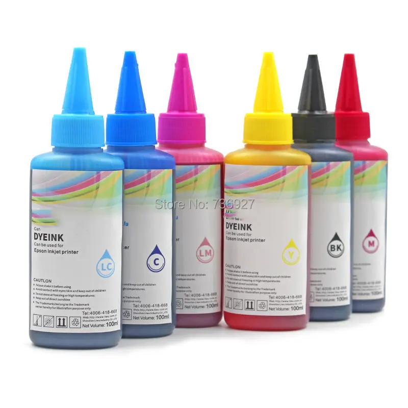 6X 100 мл T2431 T2421 24XL запасные чернила для принтера Epson|dye ink|ink for epsonrefill ink epson |