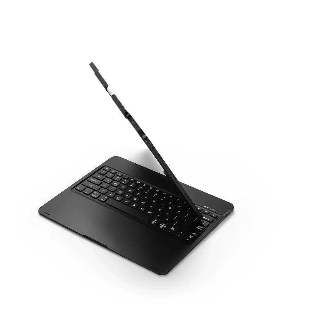 Для iPad Pro 12,9 3-го поворотного 360 градусов светодиодный беспроводной Bluetooth чехол с клавиатурой на русском/испанском/иврите