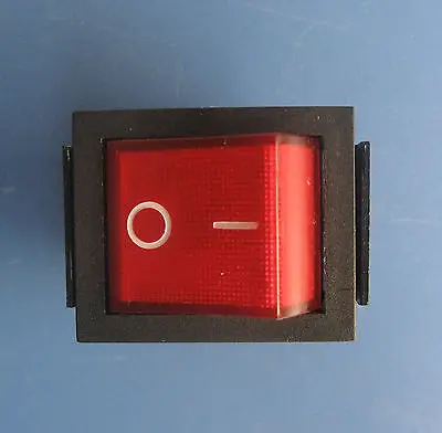 SOKEN Red Light DPST ON/OFF Snap in Boat Rocker Switch 16A/250V UL TUV list | Обустройство дома