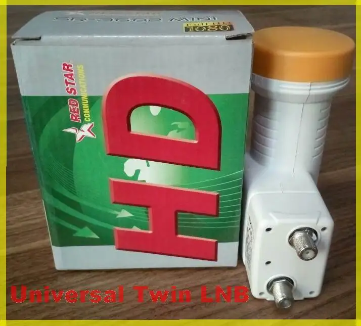 REDSTAR Универсальный двойной LNB KU MPEG4 MPEG2 1080P FULL HD|twin lnb ku|lnb kutwin |