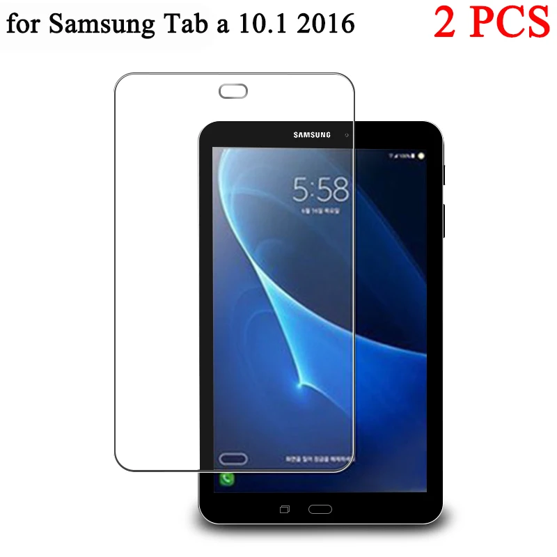 

2pcs/lot 10.1" Explosion-Proof Tempered Glass Screen Protector For Samsung Galaxy Tab A 10.1 Tempered Glass for T580 T585