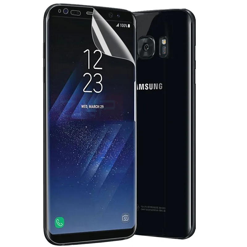 2 шт 3 d стекло для samsung Galaxy S7 Edge S6 S6 Edge S8 S8plus изогнутое отверстие Круглый Щит Защитная пленка, не закаленное на S7edge