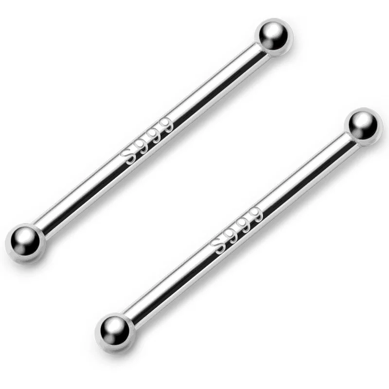 100% 999 Sterling Silver Dripping Glaze Stud Earrings For Women Creative Lady Fashion Jewelry | Украшения и аксессуары