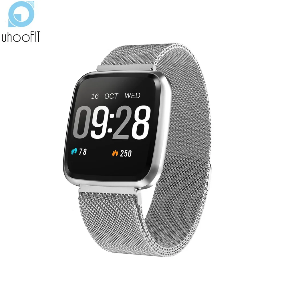 Uhoofit Смарт часы монитор сердечного ритма кровяное давление фитнес трекер