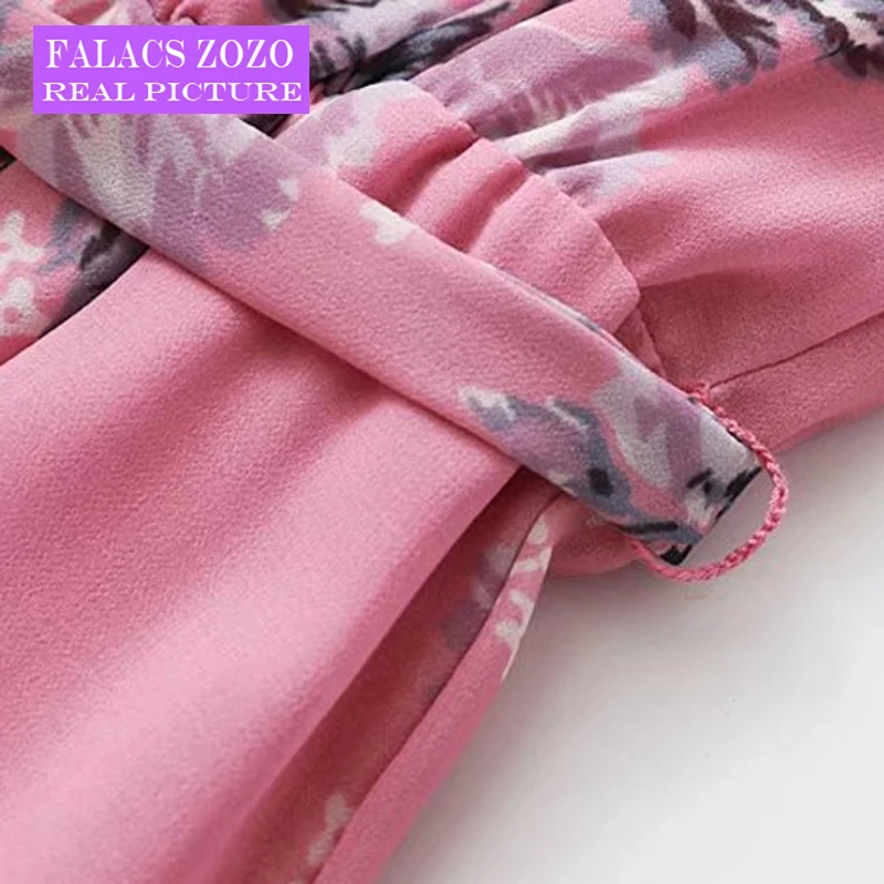 Falacs zozo на лето и весну богемный модные пикантные Повседневное Винтаж печати