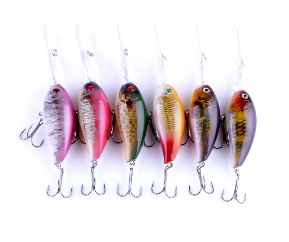 

1pcs Crankbait Hard Bait Tight fishing Wobbler Jerkbait High Quality ABS Model 18g 12cm Fishing Lure Minnow Crank Fishing Bait