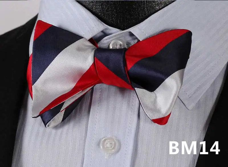 BM14 Однотонный полосатый Пейсли тканый Шелковый Свадебный Мужской шейный платок Набор Карманный классический магический куб вечерние свадебные# BM - Цвет: BM14